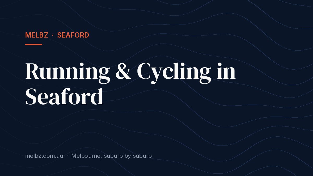 Title card: Running & Cycling in Seaford
