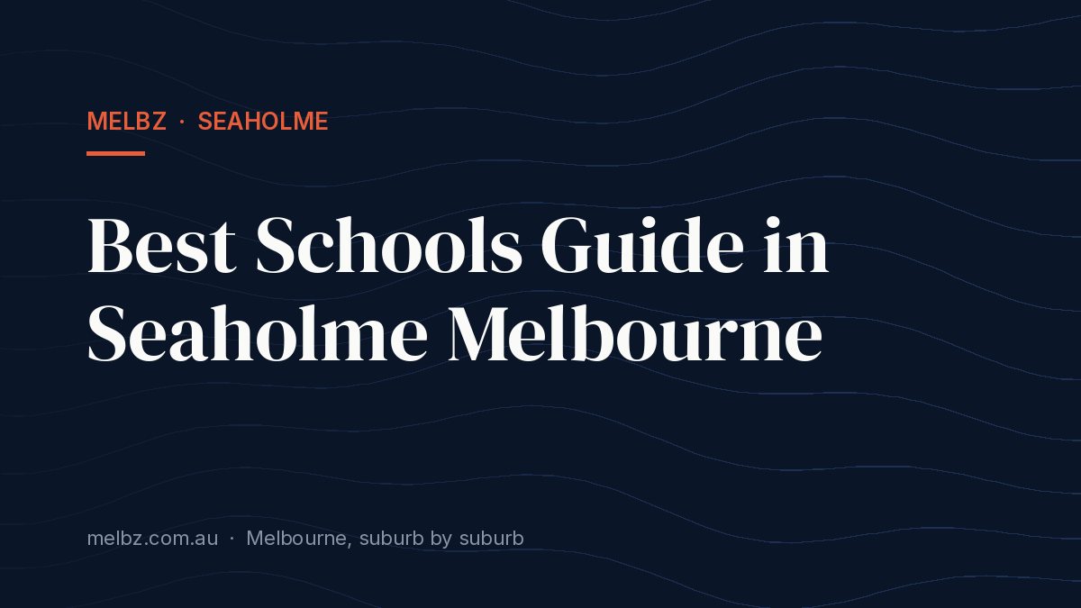 Title card: Best Schools Guide in Seaholme Melbourne