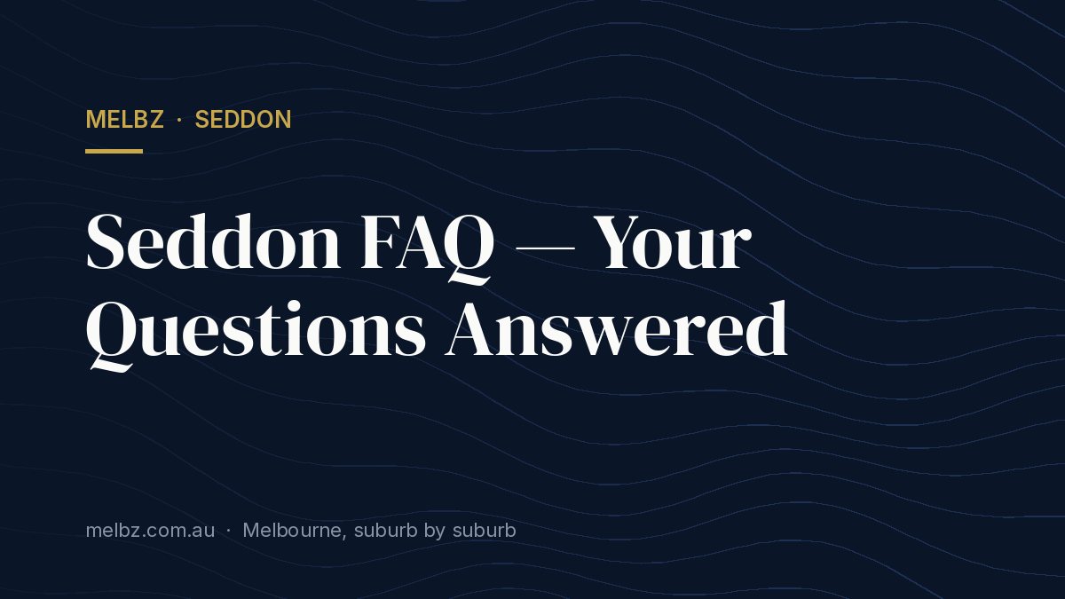Title card: Seddon FAQ — Your Questions Answered