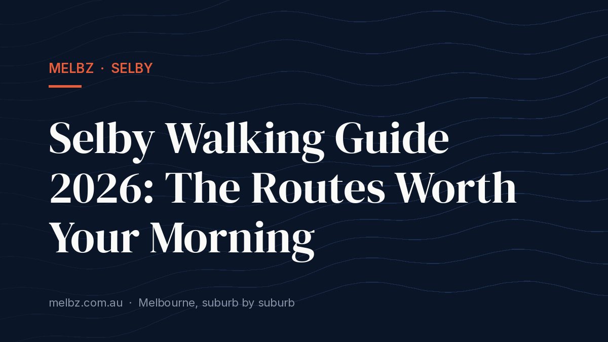 Title card: Selby Walking Guide 2026: The Routes Worth Your Morning