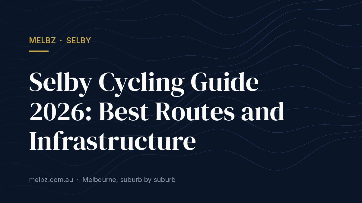 Title card: Selby Cycling Guide 2026: Best Routes and Infrastructure