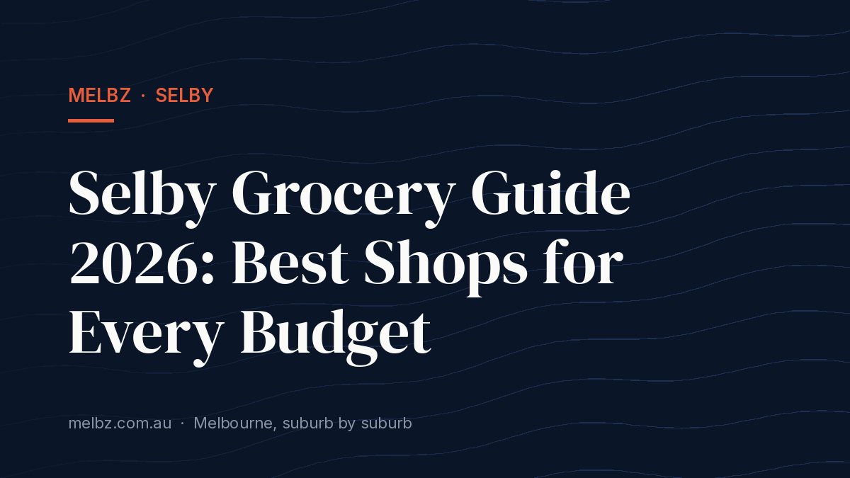 Title card: Selby Grocery Guide 2026: Best Shops for Every Budget