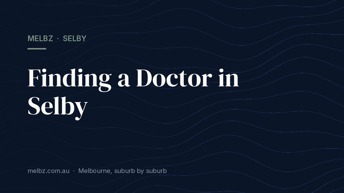 Title card: Finding a Doctor in Selby
