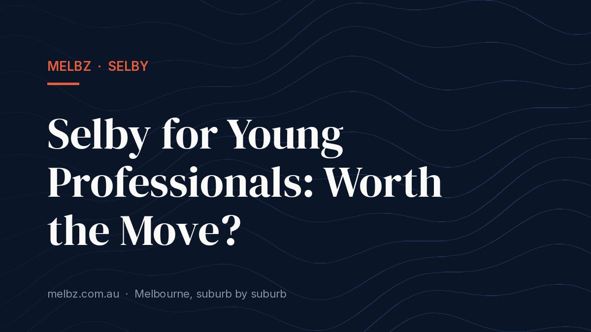 Title card: Selby for Young Professionals: Worth the Move?