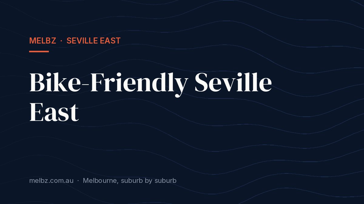 Title card: Bike-Friendly Seville East