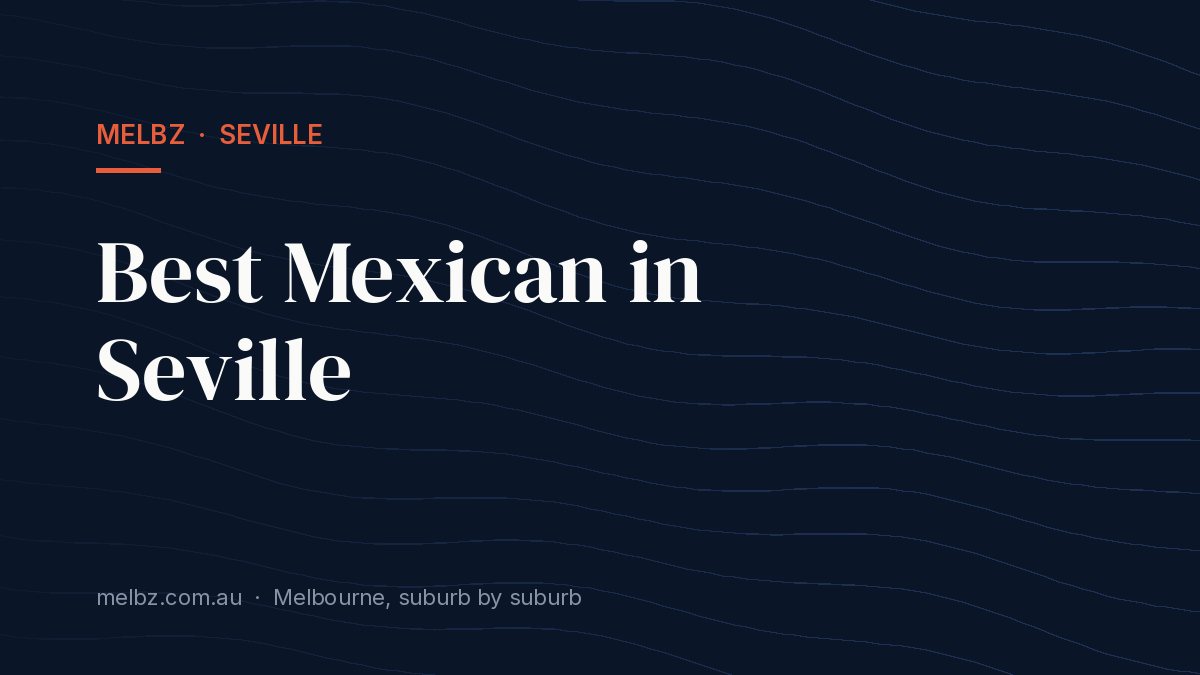 Title card: Best Mexican in Seville