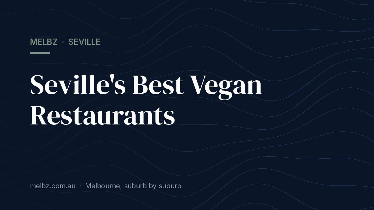 Title card: Seville's Best Vegan Restaurants