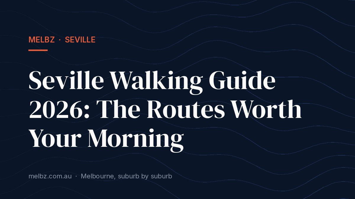 Title card: Seville Walking Guide 2026: The Routes Worth Your Morning