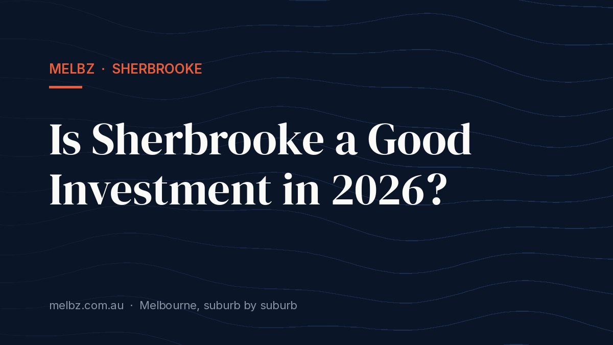 Title card: Is Sherbrooke a Good Investment in 2026?