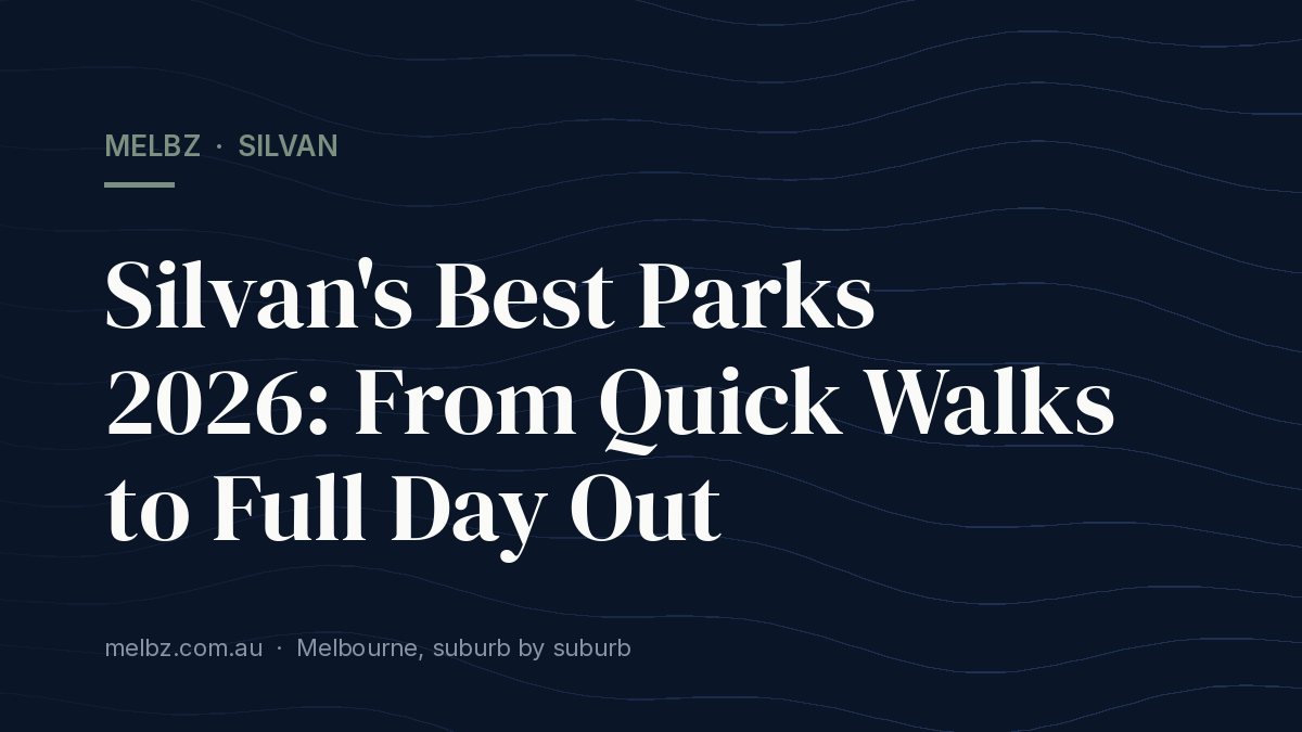 Title card: Silvan's Best Parks 2026: From Quick Walks to Full Day Out