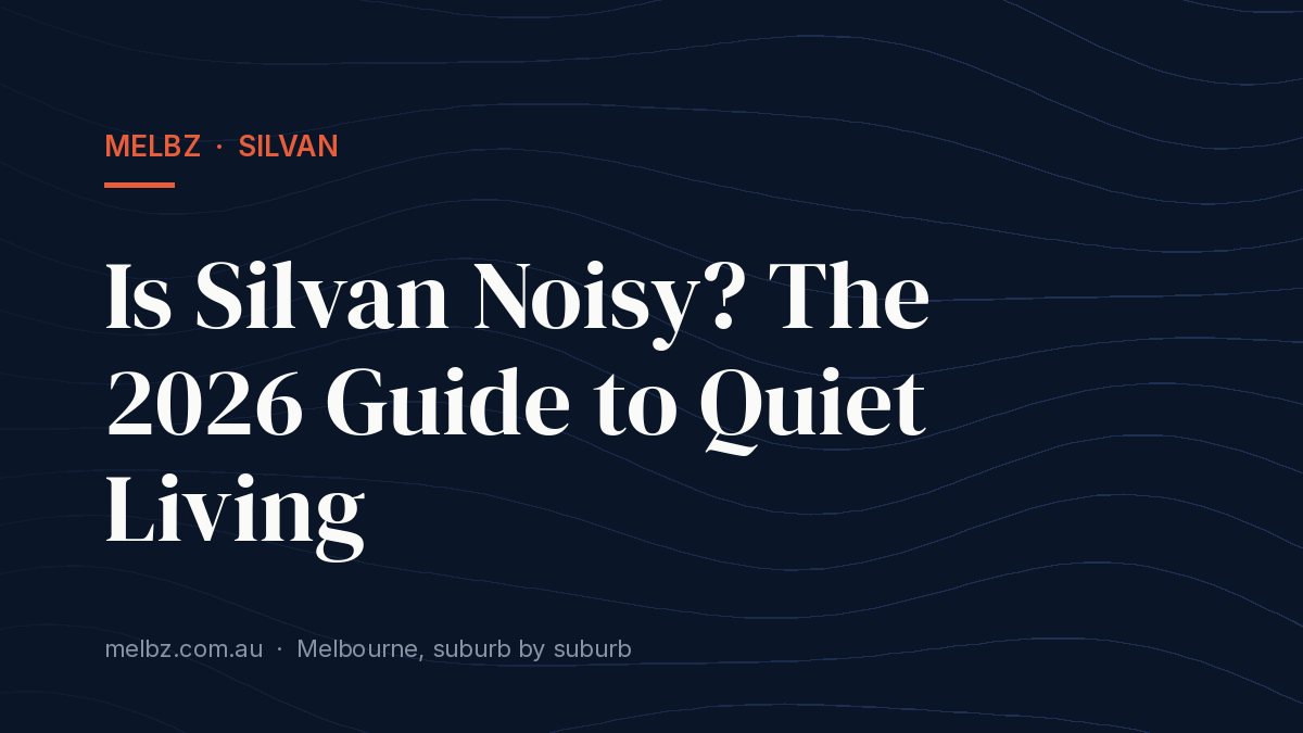 Title card: Is Silvan Noisy? The 2026 Guide to Quiet Living