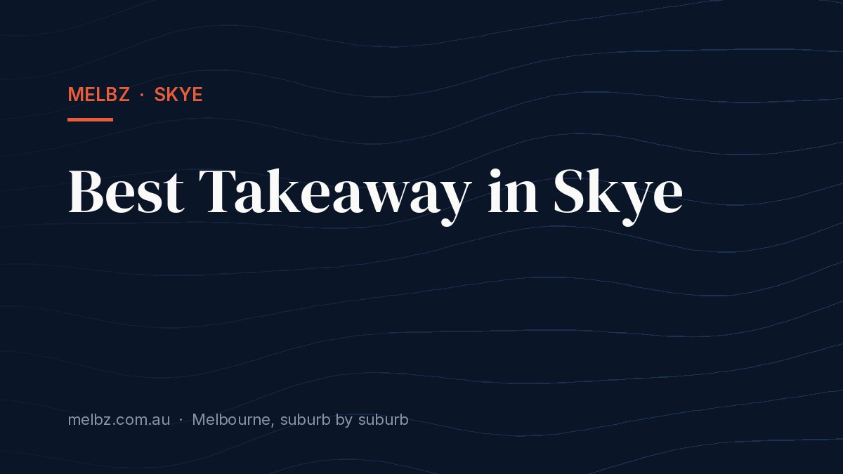Title card: Best Takeaway in Skye