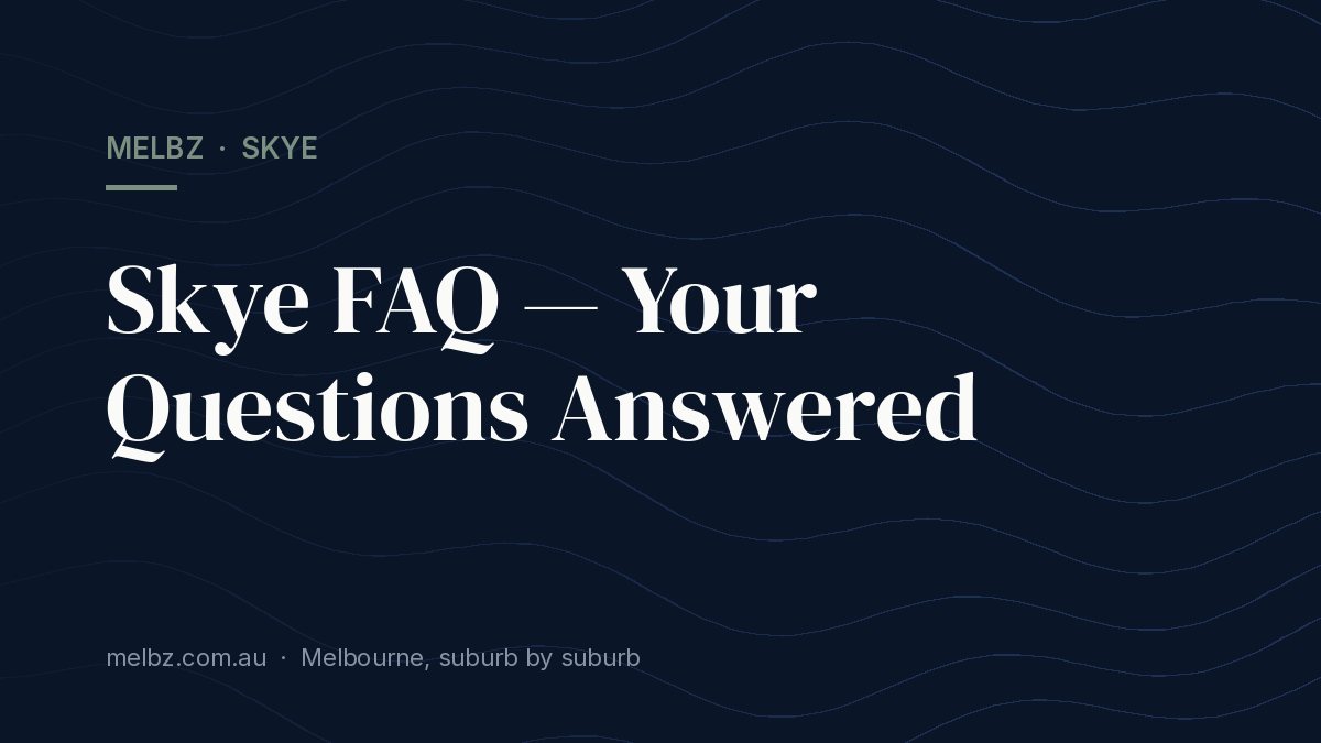 Title card: Skye FAQ — Your Questions Answered