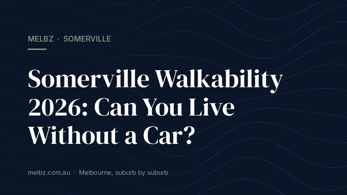 Title card: Somerville Walkability 2026: Can You Live Without a Car?