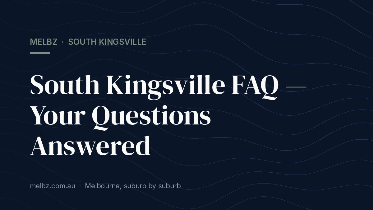Title card: South Kingsville FAQ — Your Questions Answered