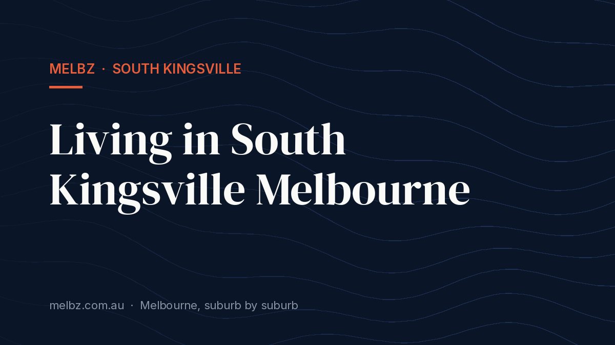 Title card: Living in South Kingsville Melbourne