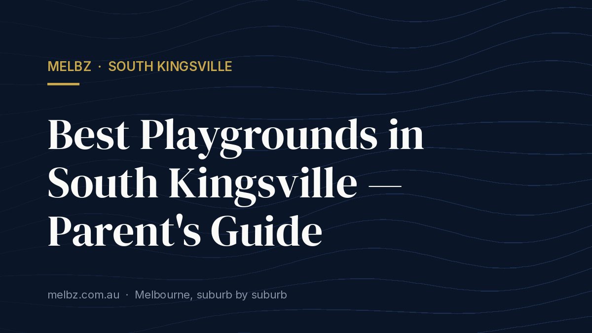 Title card: Best Playgrounds in South Kingsville — Parent's Guide