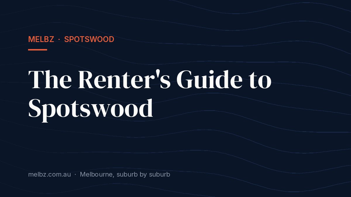 Title card: The Renter's Guide to Spotswood