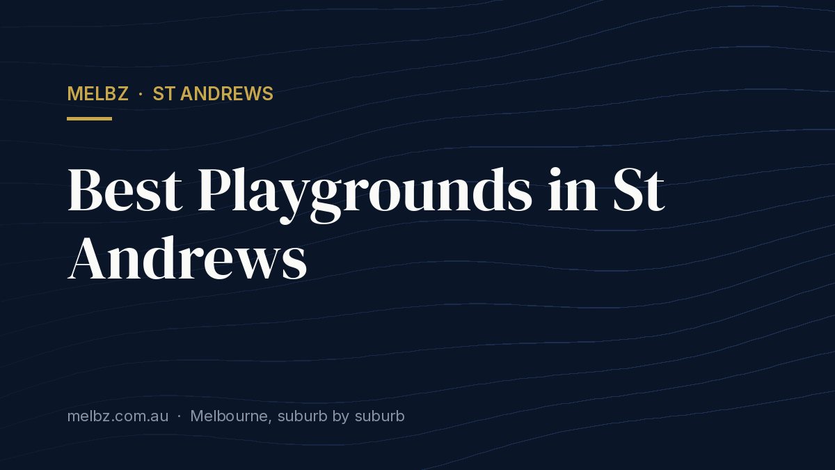 Title card: Best Playgrounds in St Andrews