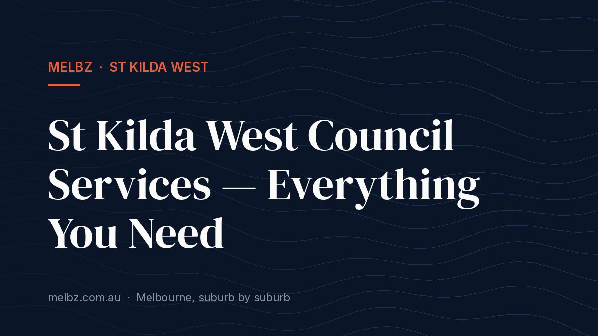 Title card: St Kilda West Council Services — Everything You Need