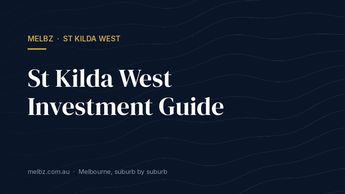 Title card: St Kilda West Investment Guide