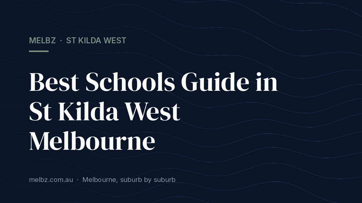 Title card: Best Schools Guide in St Kilda West Melbourne