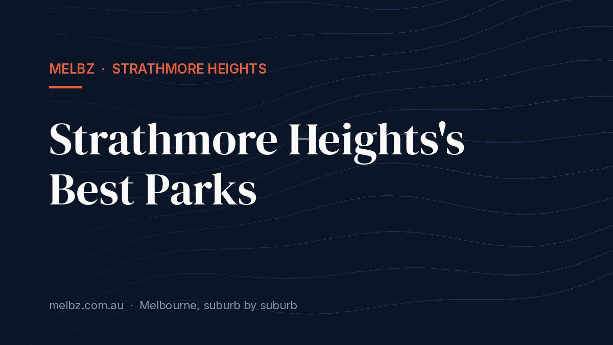 Title card: Strathmore Heights's Best Parks