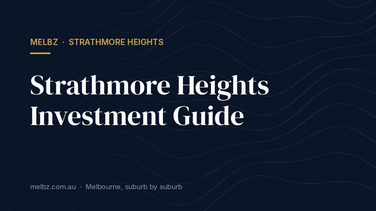 Title card: Strathmore Heights Investment Guide