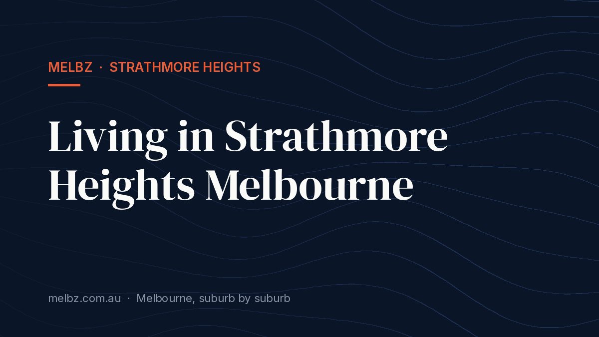 Title card: Living in Strathmore Heights Melbourne
