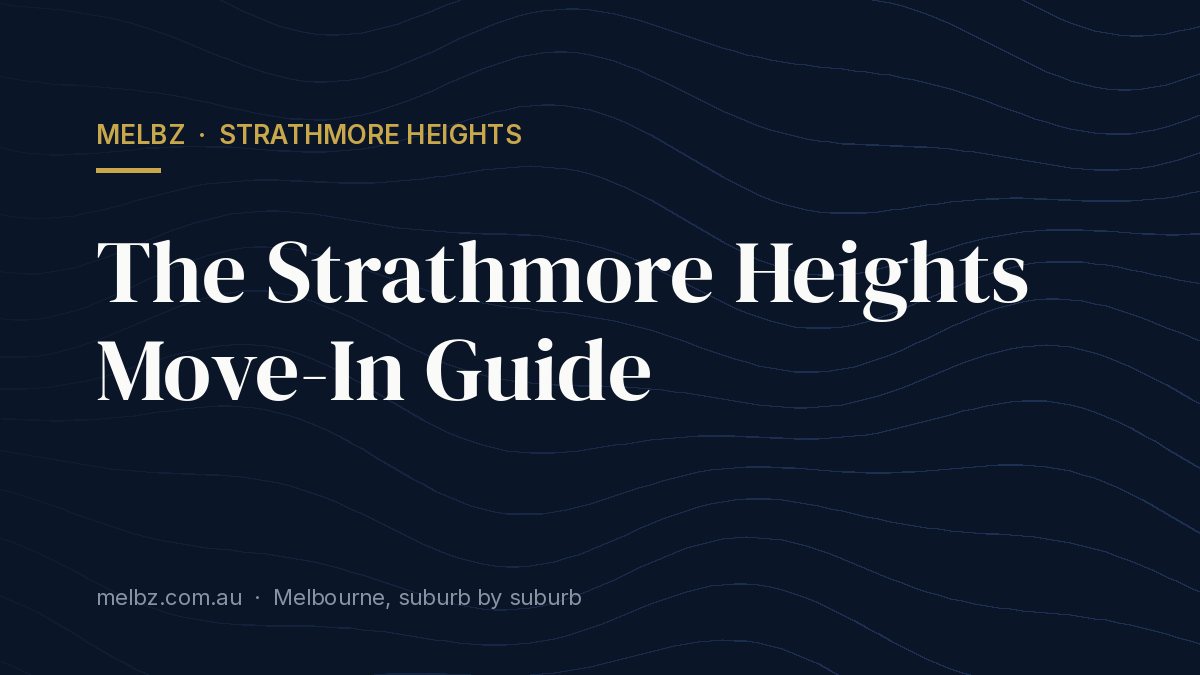 Title card: The Strathmore Heights Move-In Guide