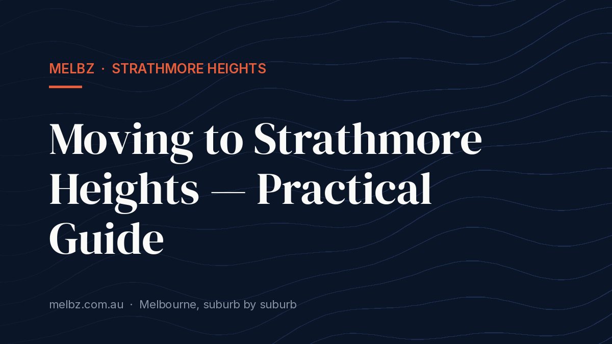 Title card: Moving to Strathmore Heights — Practical Guide