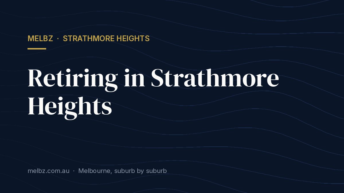 Title card: Retiring in Strathmore Heights