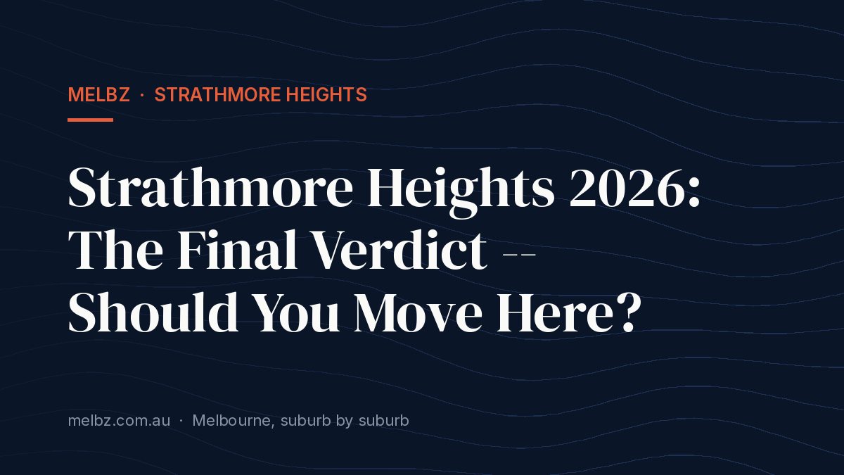 Title card: Strathmore Heights 2026: The Final Verdict -- Should You Move Here?