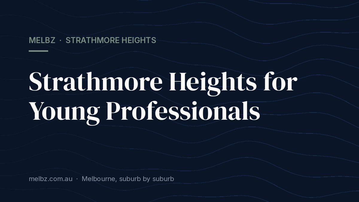 Title card: Strathmore Heights for Young Professionals
