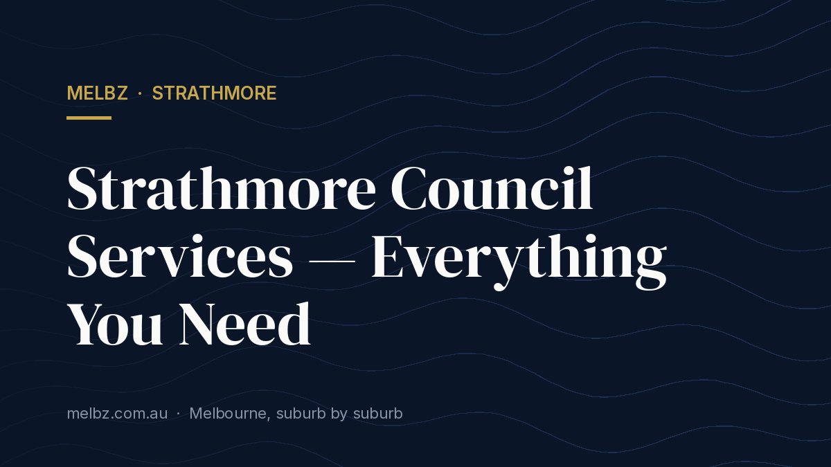 Title card: Strathmore Council Services — Everything You Need