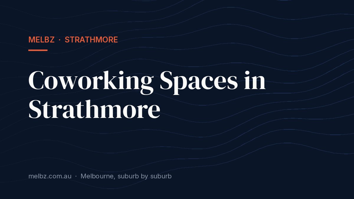 Title card: Coworking Spaces in Strathmore