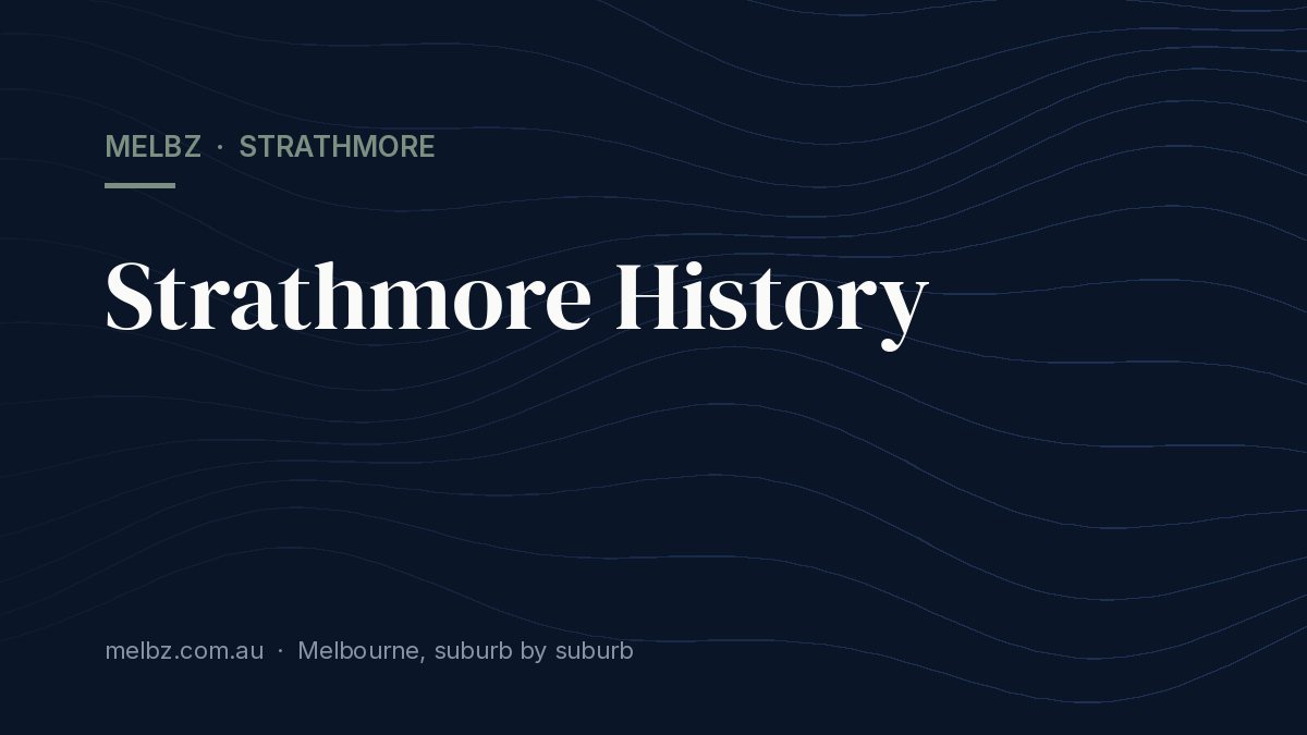 Title card: Strathmore History