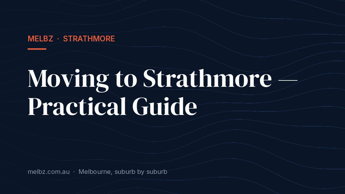 Title card: Moving to Strathmore — Practical Guide
