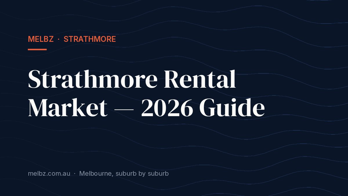 Title card: Strathmore Rental Market — 2026 Guide