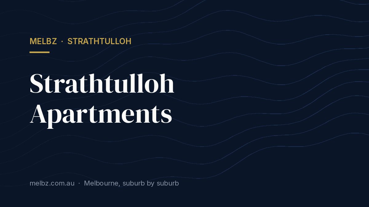 Title card: Strathtulloh Apartments