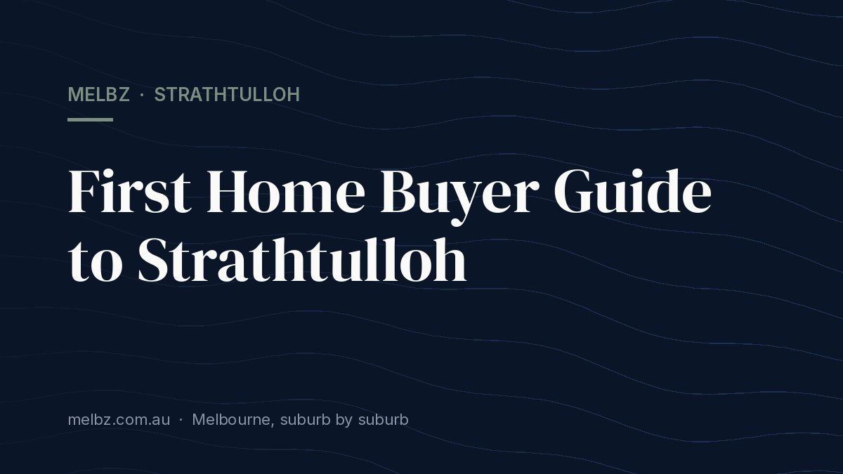 Title card: First Home Buyer Guide to Strathtulloh