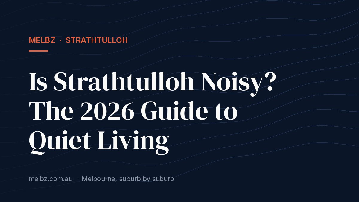 Title card: Is Strathtulloh Noisy? The 2026 Guide to Quiet Living