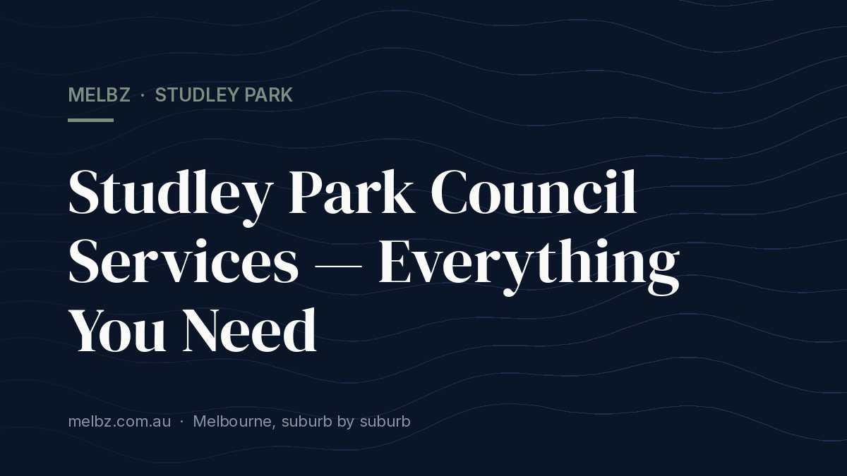 Title card: Studley Park Council Services — Everything You Need