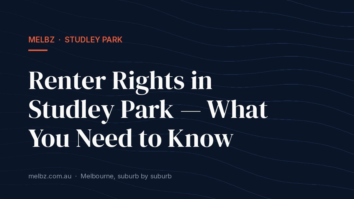 Title card: Renter Rights in Studley Park — What You Need to Know
