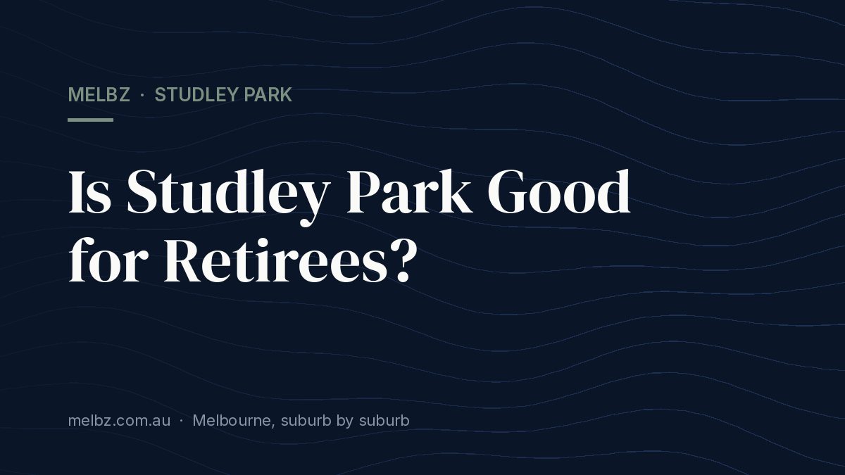 Title card: Is Studley Park Good for Retirees?