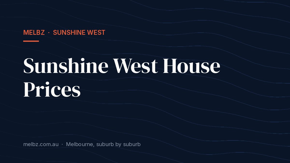 Title card: Sunshine West House Prices