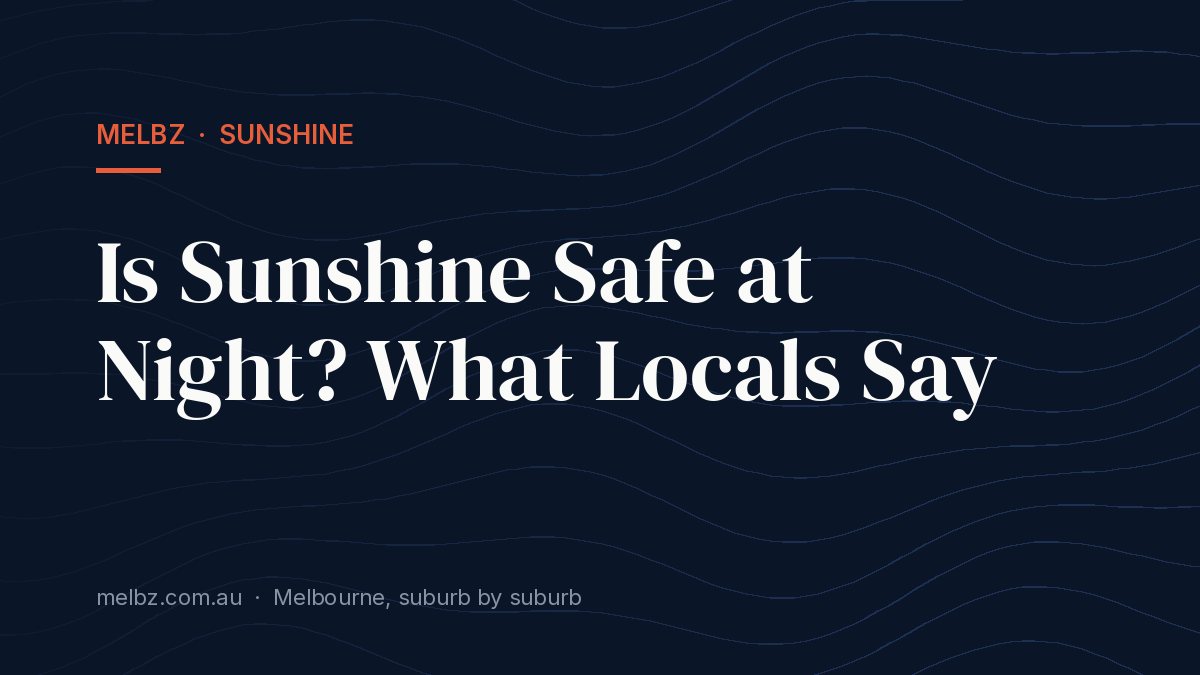 Title card: Is Sunshine Safe at Night? What Locals Say