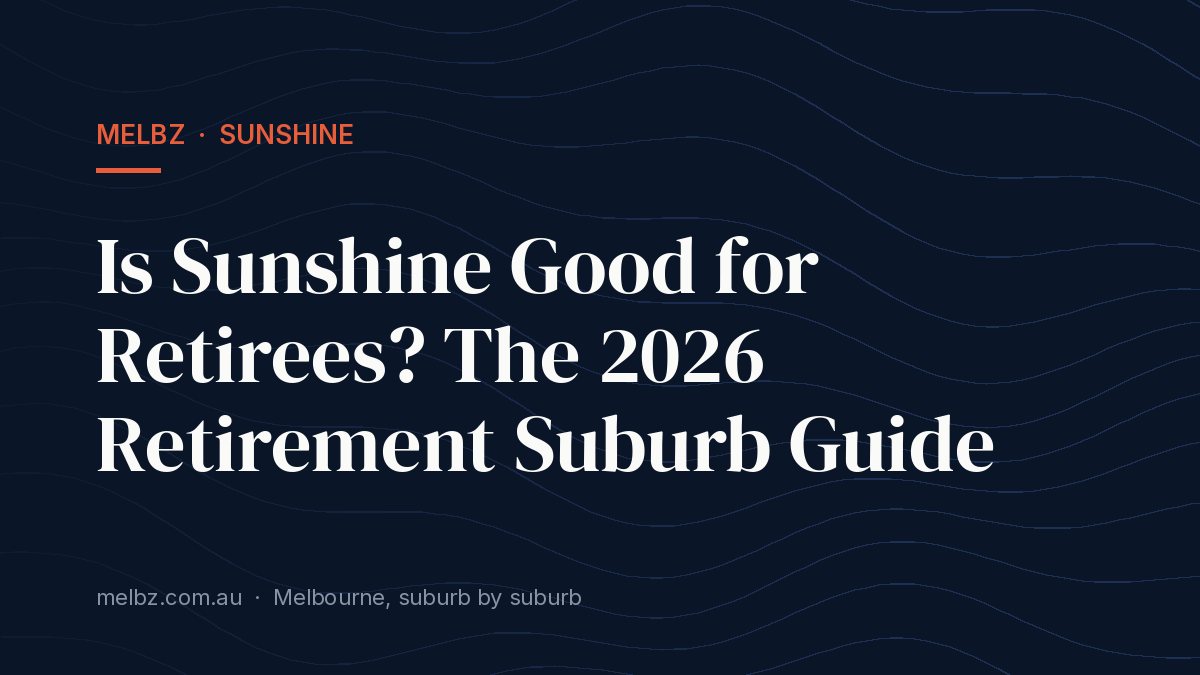 Title card: Is Sunshine Good for Retirees? The 2026 Retirement Suburb Guide
