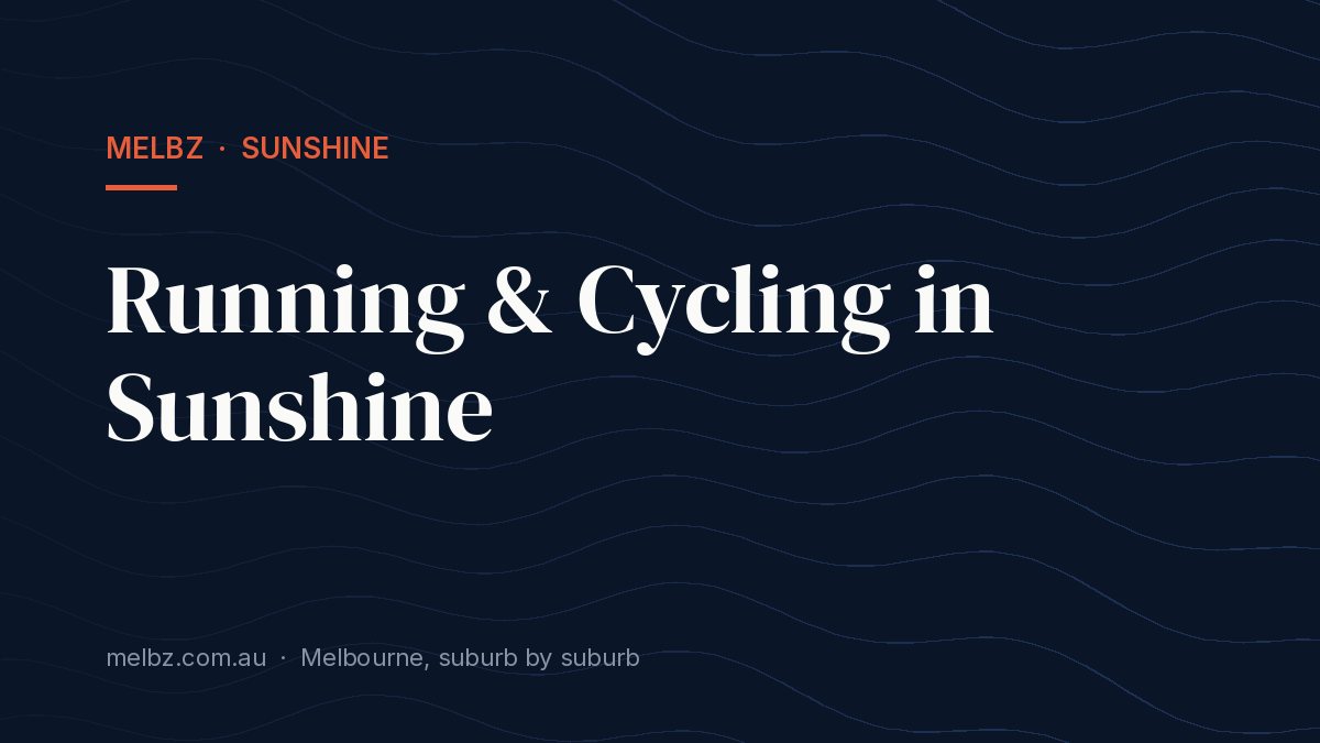 Title card: Running & Cycling in Sunshine