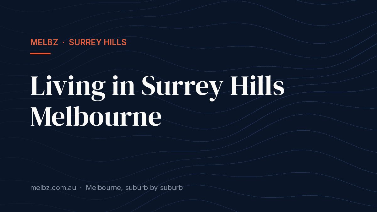 Title card: Living in Surrey Hills Melbourne